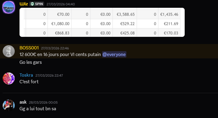 Victoire partagée dans le Discord du Club — capture 26