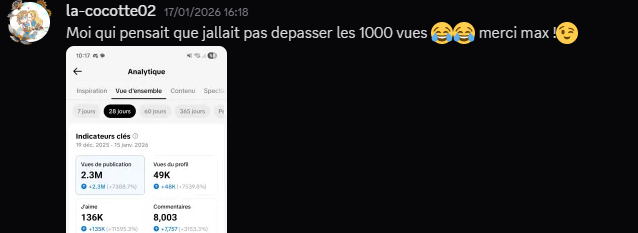 Victoire partagée dans le Discord du Club — capture 20