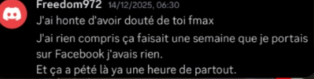 Victoire partagée dans le Discord du Club — capture 8