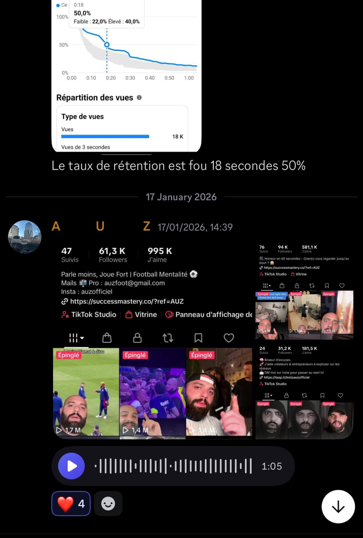 Victoire partagée dans le Discord du Club — capture 25